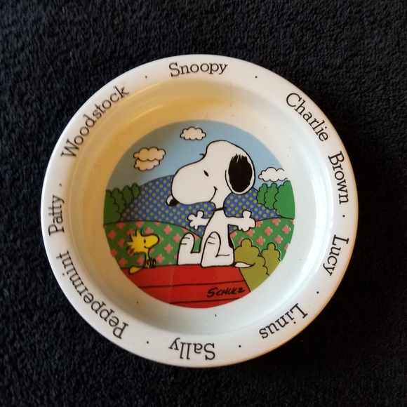 snoopy dog dish